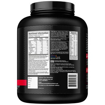 MuscleTech Nitro - Tech Whey Protein, 1.81kg (4lbs), Milk Chocolate - SK Supplement